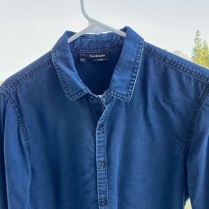 The Kooples dark blue shirt in great condition.